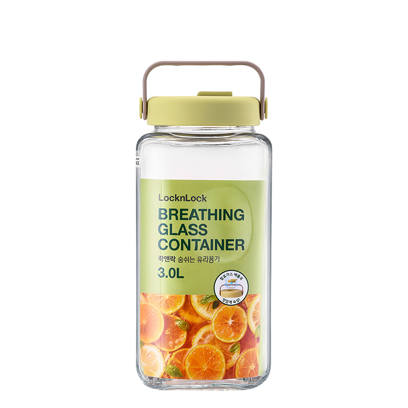 Hủ thủy tinh Breathing Canister 3L, dùng lên men thực phẩm - LocknLock - LNG554, , large image number 1